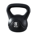 NNEDSZ Everfit 8kg Kettlebell Set Weight Lifting Bench Dumbbells Kettle Bell Gym Home
